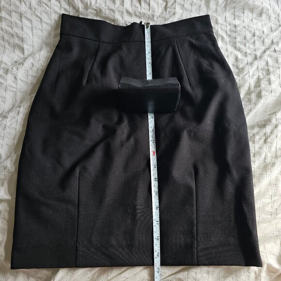 H&M Pencil Skirt - Black - Sz US 6 - Picture 6 of 7